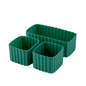 Montii Bento Silicone Cups - 3 pack Apple green