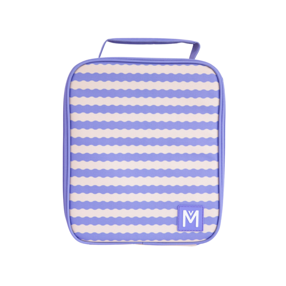 MontiiCo Large Insulated Lunch Bag - Ripple Cloud