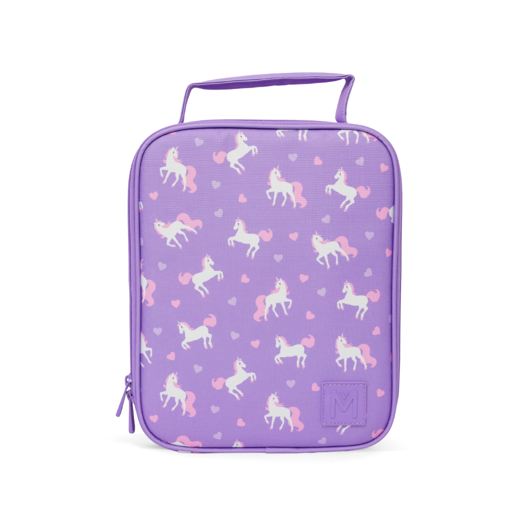 MontiiCo Large Insulated Lunch Bag - Unicorn (larger version)