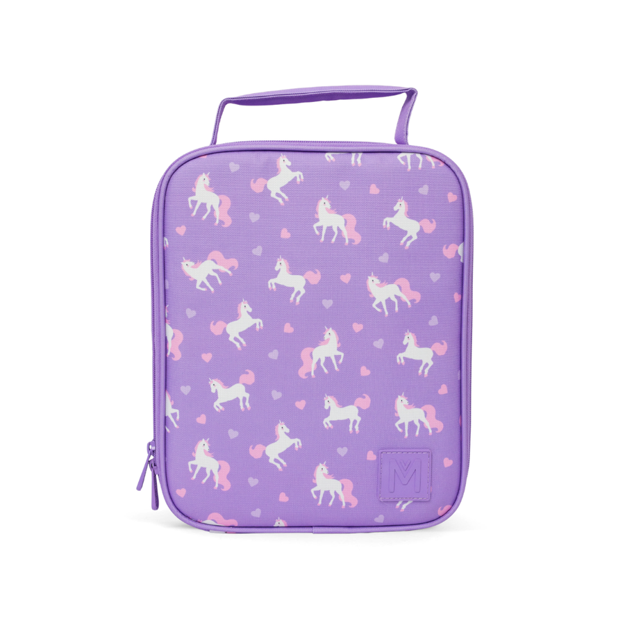 MontiiCo Large Insulated Lunch Bag - Unicorn (larger version)