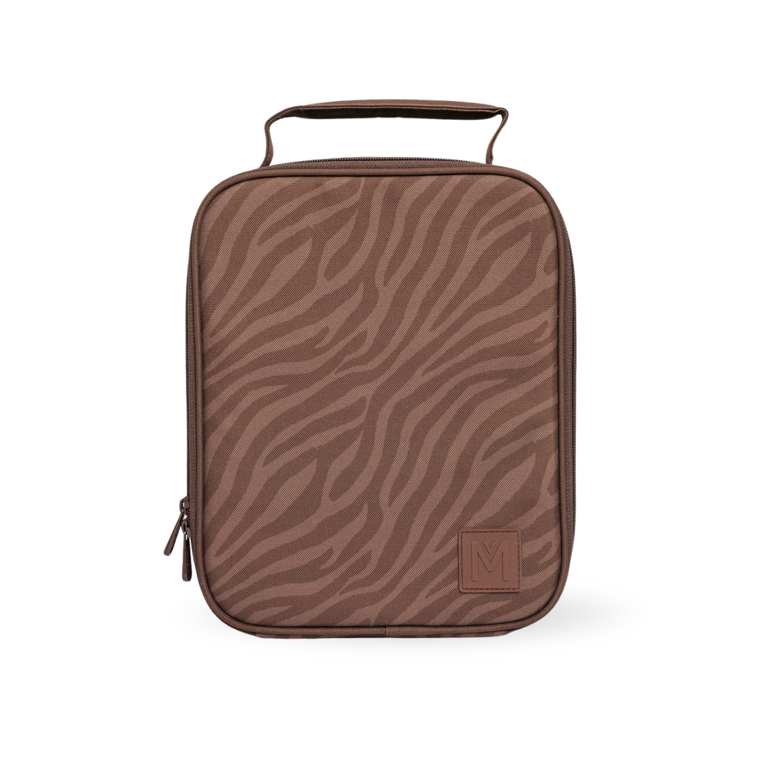 MontiiCo Large Insulated Lunch Bag- Zebra