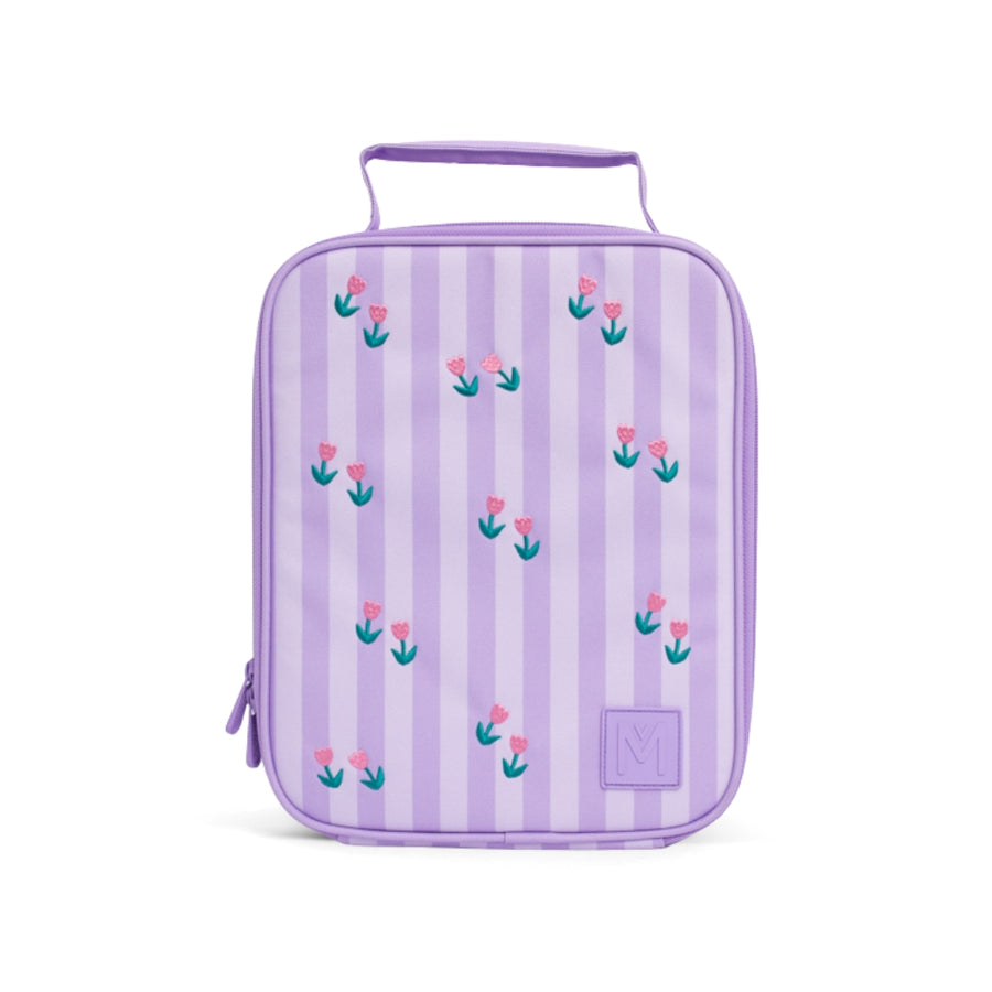 MontiiCo Large Insulated Lunch Bag - Tiny Tulips (larger version)