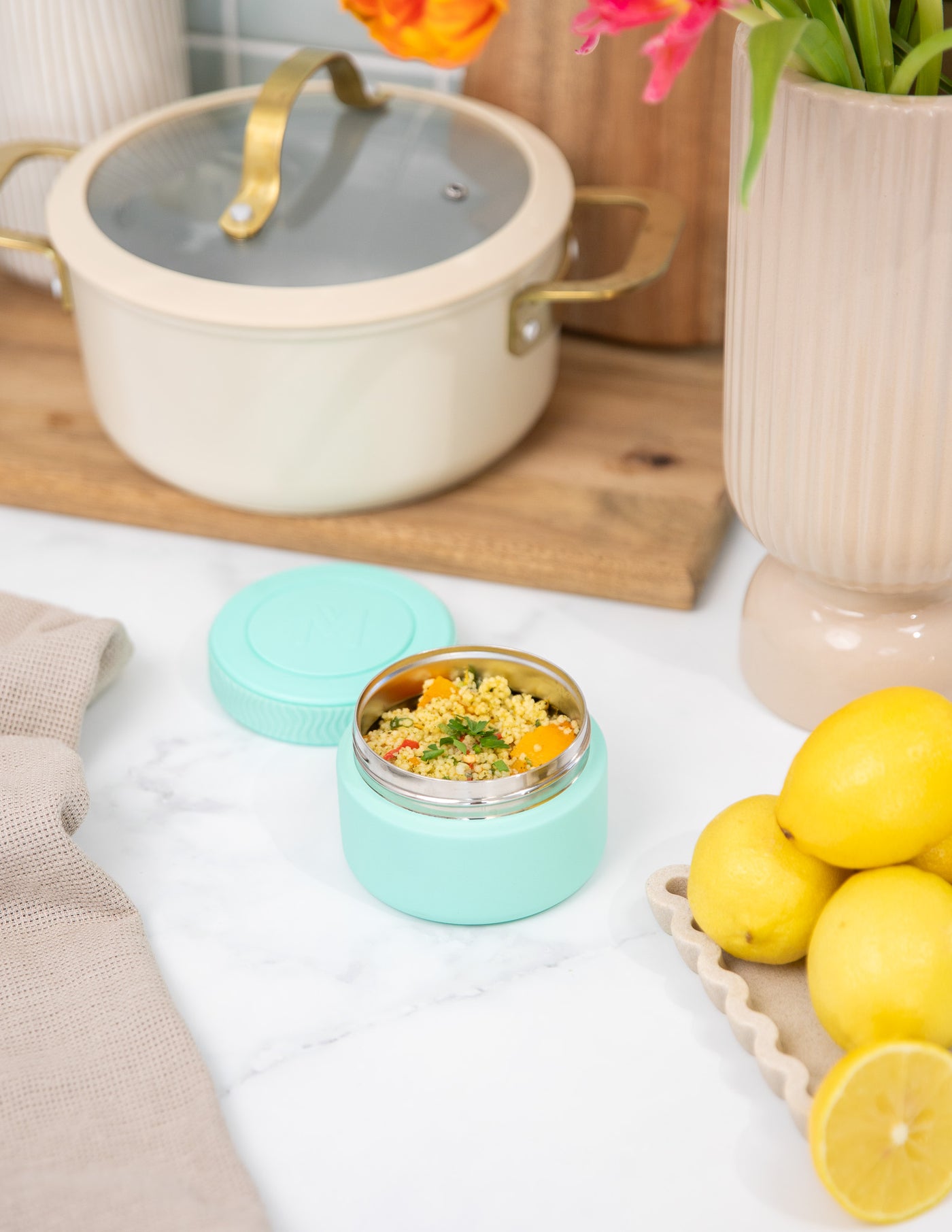 MontiiCo Insulated Mini Food Jar - Marine