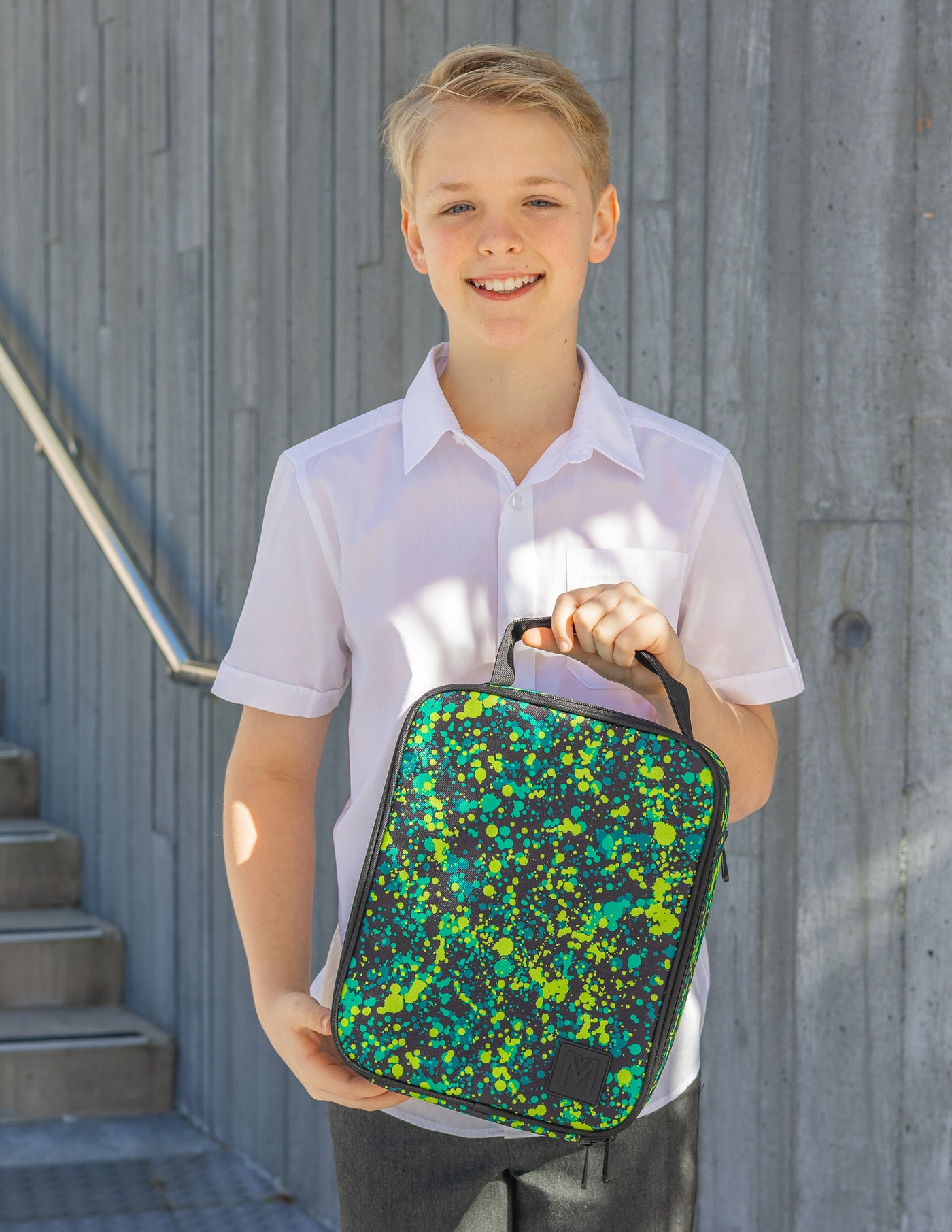 MontiiCo Large Insulated Lunch Bag - Splat