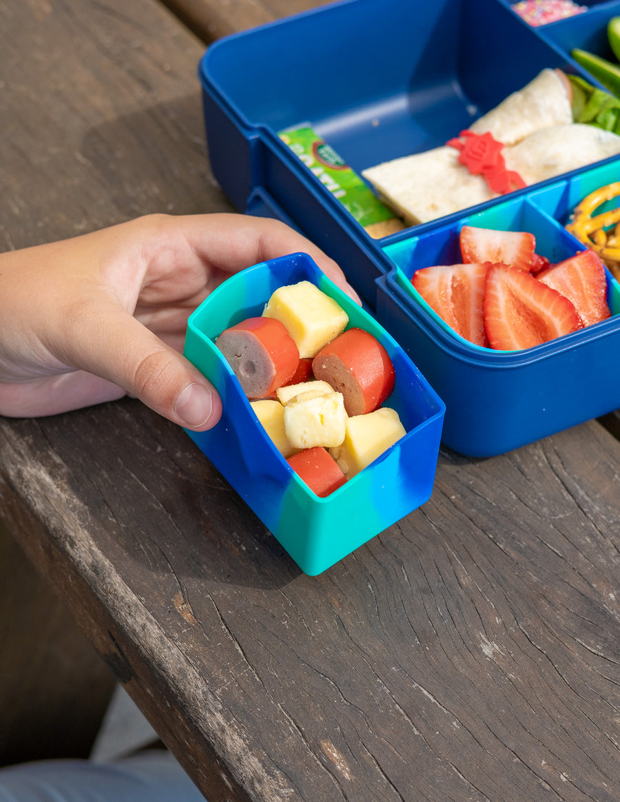 MontiiCo Feast Bento Cups - Coastal Marble