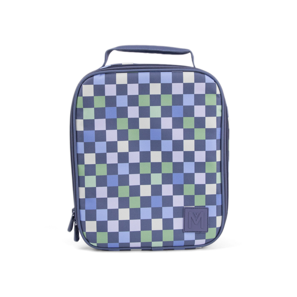 MontiiCo Large Insulated Lunch Bag - Checkmate