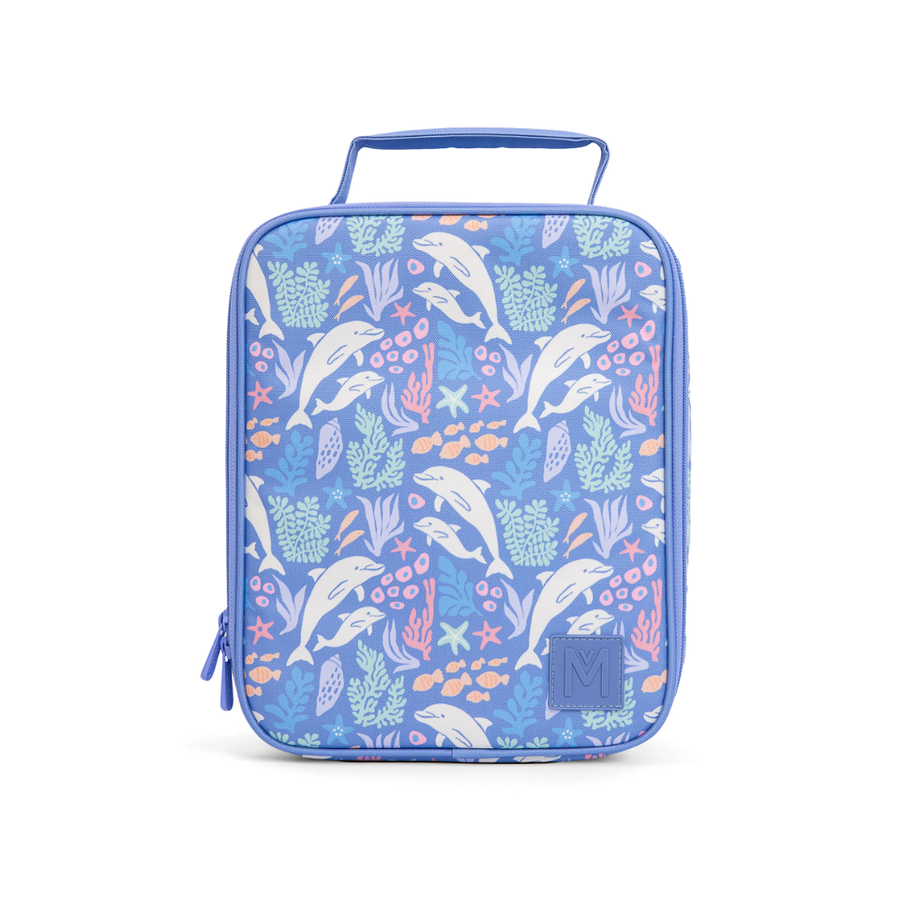 MontiiCo Large Insulated Lunch Bag - Dolphin
