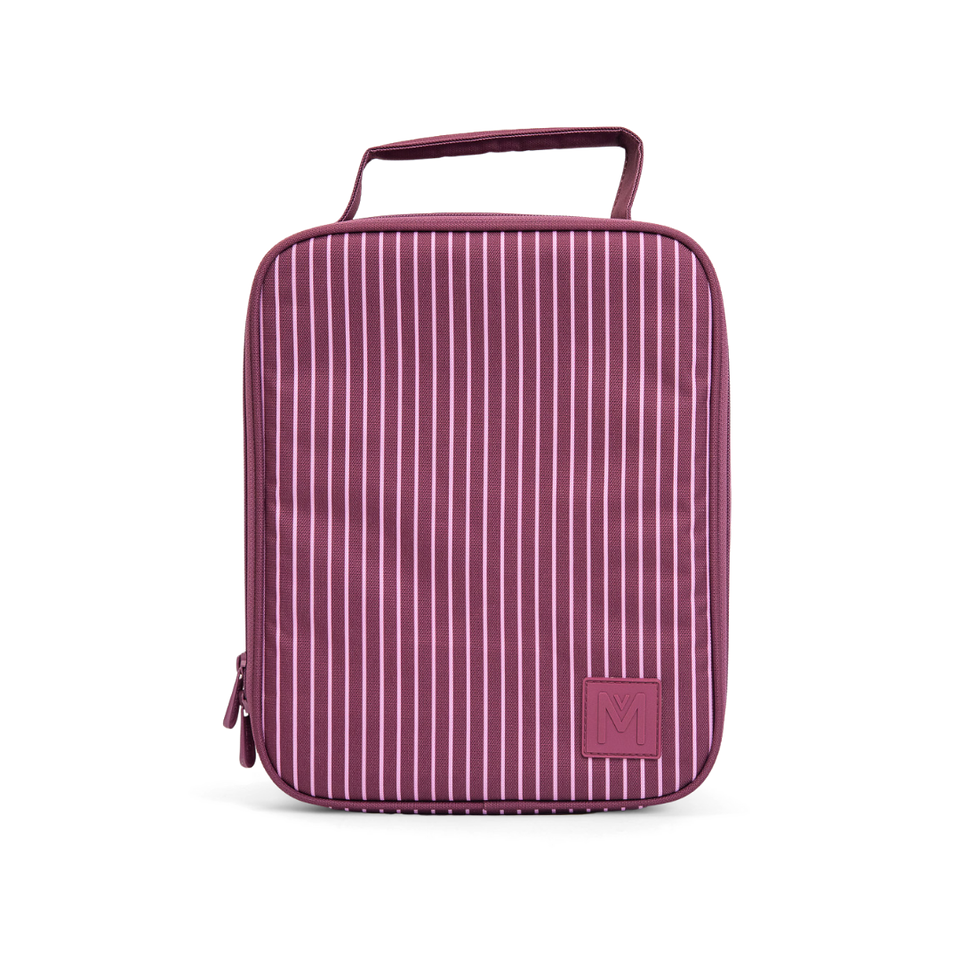 MontiiCo Large Insulated Lunch Bag - Ruby (larger version)