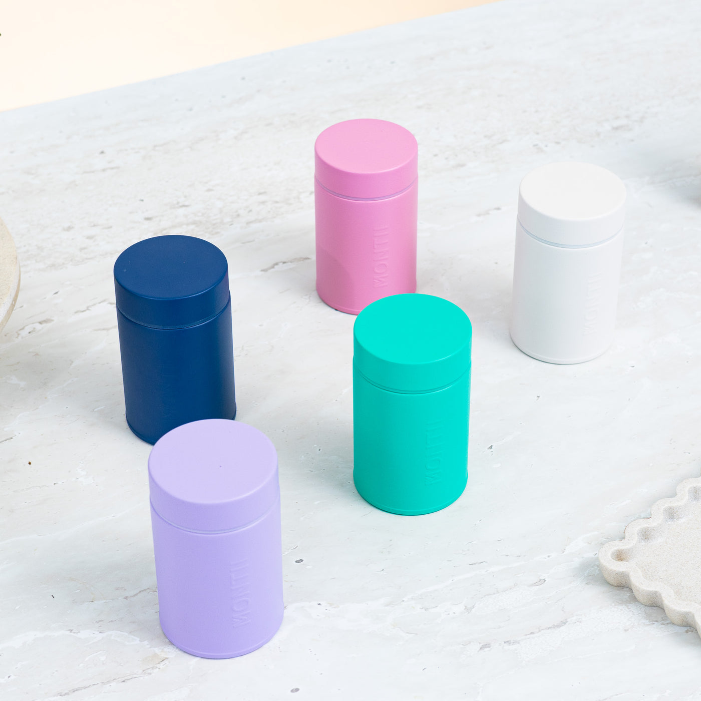 MontiiCo Insulated Snack Food Jar - Navy