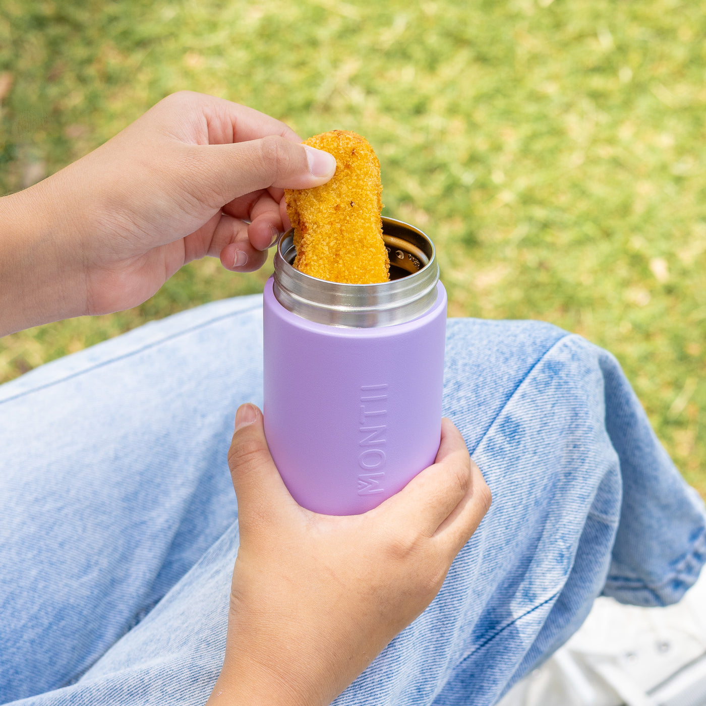 MontiiCo Insulated Snack Food Jar - Lilac