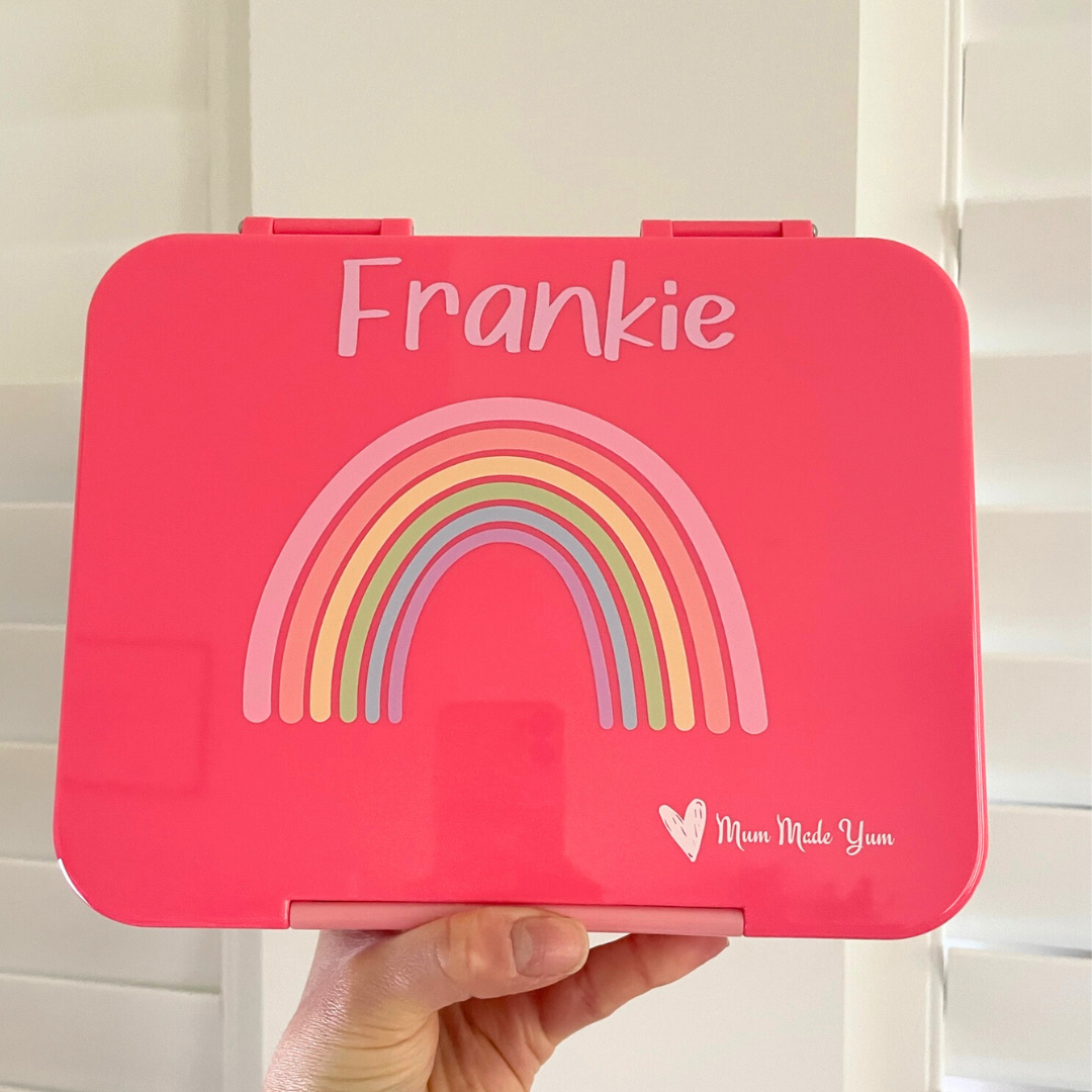Bento Lunchbox (Large) - Pink Rainbow 2.03