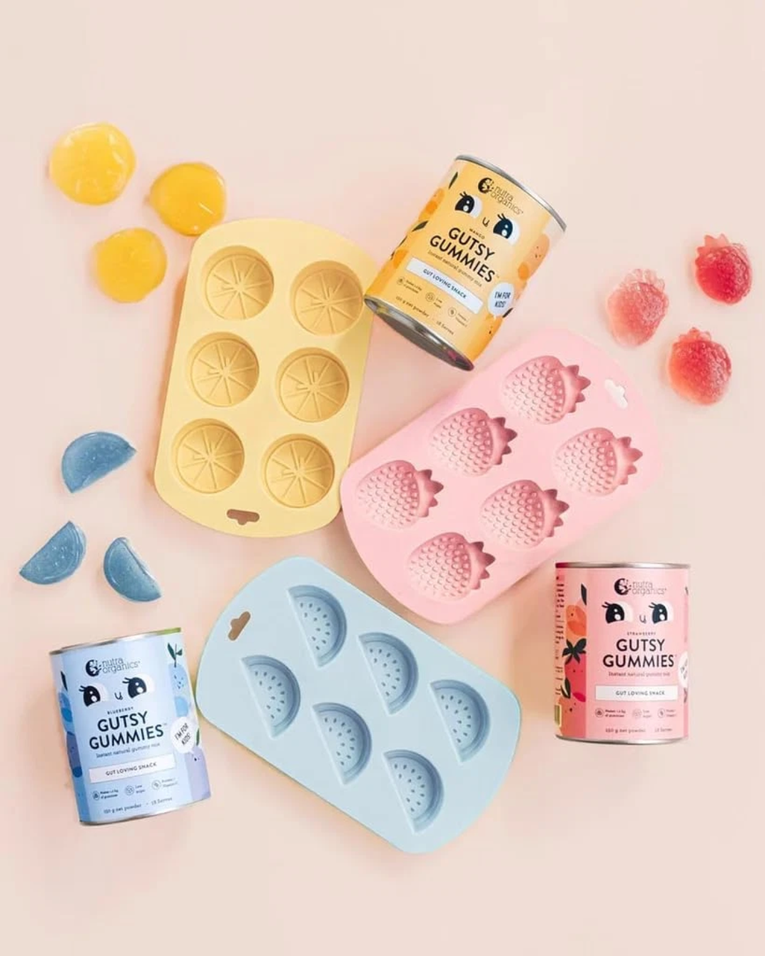 Silicone Candy/ Gummy Moulds - Fruits