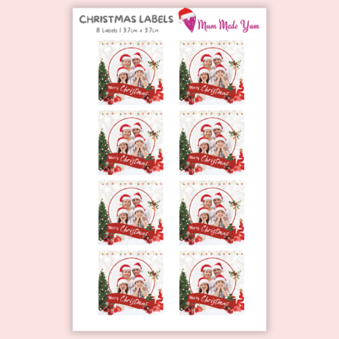 Custom Christmas Gift Labels
