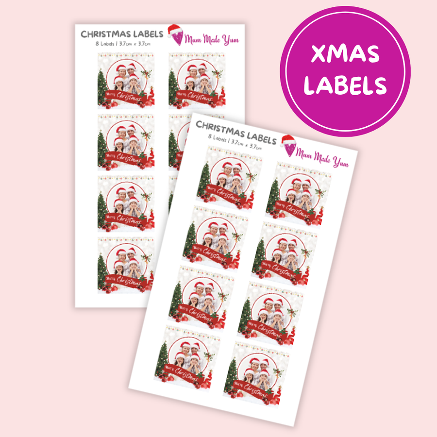 Custom Christmas Gift Labels