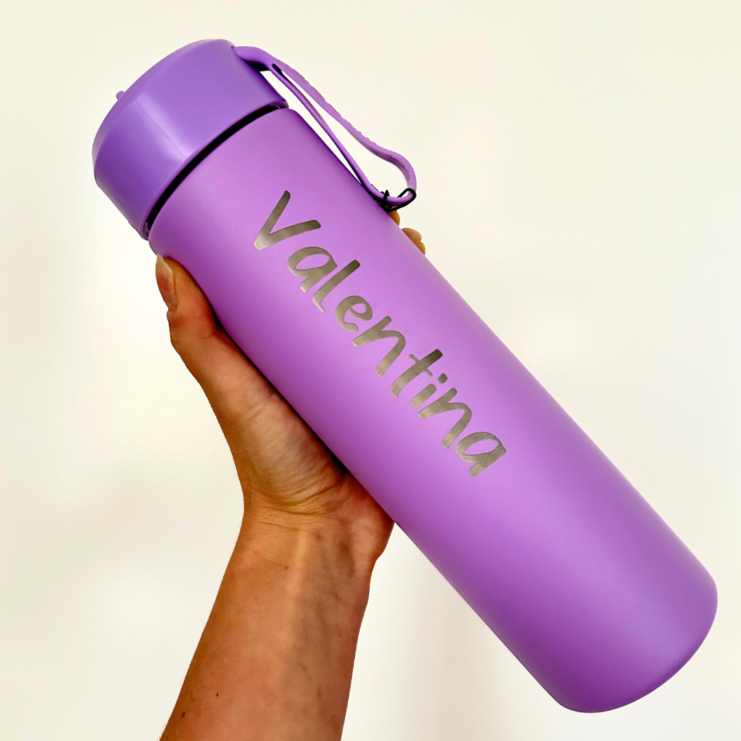 Personalised MontiiCo Drink water bottle purple
