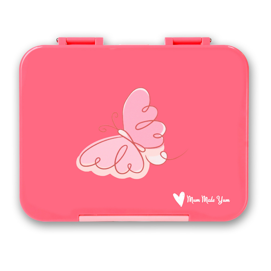 Bento Lunchbox (Large) - Pink Butterfly
