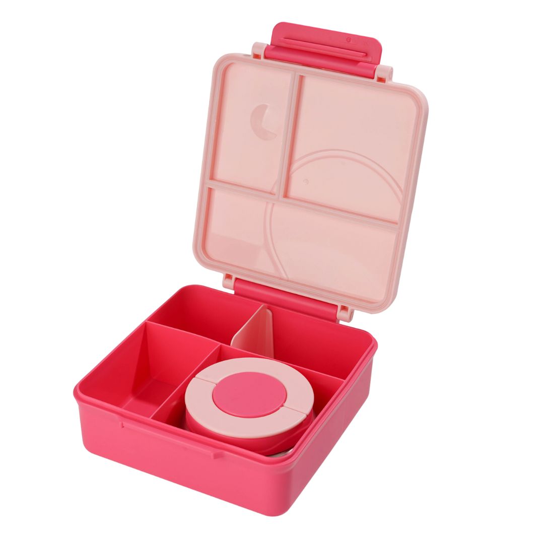 Maxi Bento Lunchbox + Thermos Food Jar - Pink2