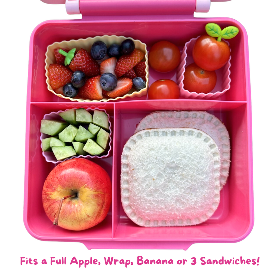 Maxi Bento Lunchbox + Thermos Food Jar - Pink 2