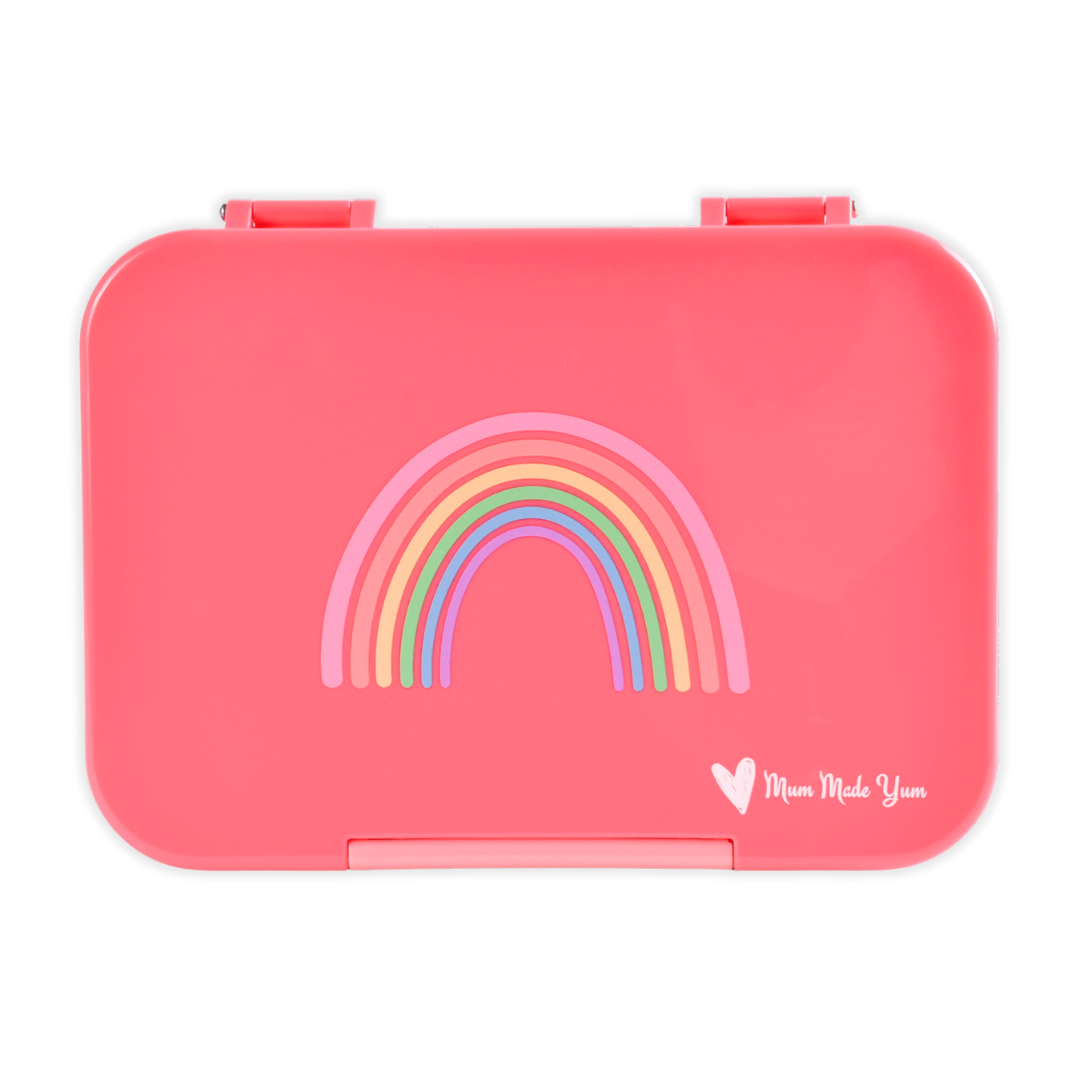 Bento Lunchbox (Medium) - Pink Rainbow 2.0