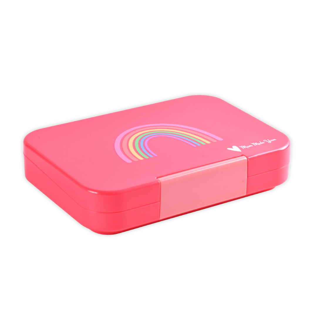 Bento Lunchbox (Medium) - Pink Rainbow 2.0