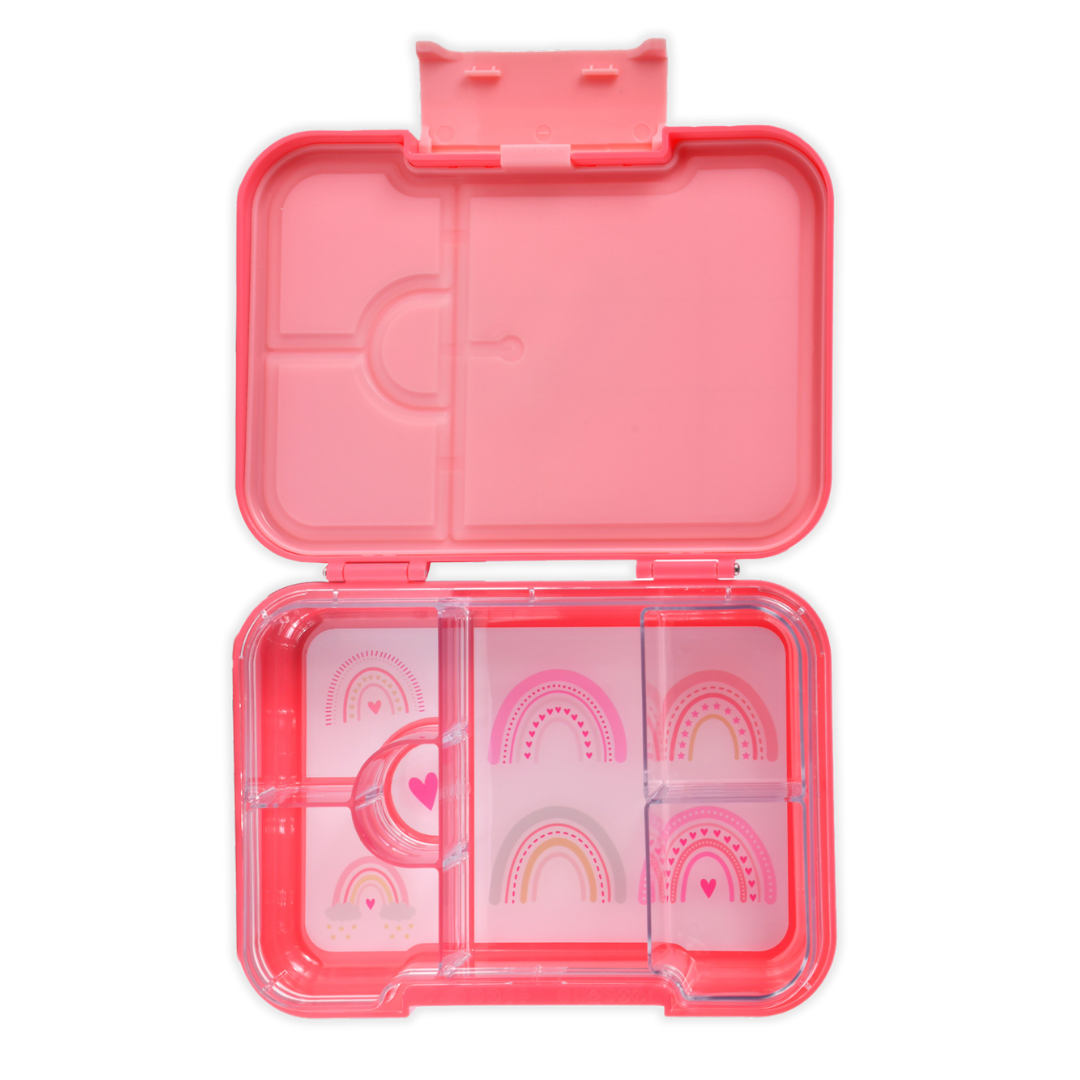 Bento Lunchbox (Medium) - Pink Rainbow 2.0