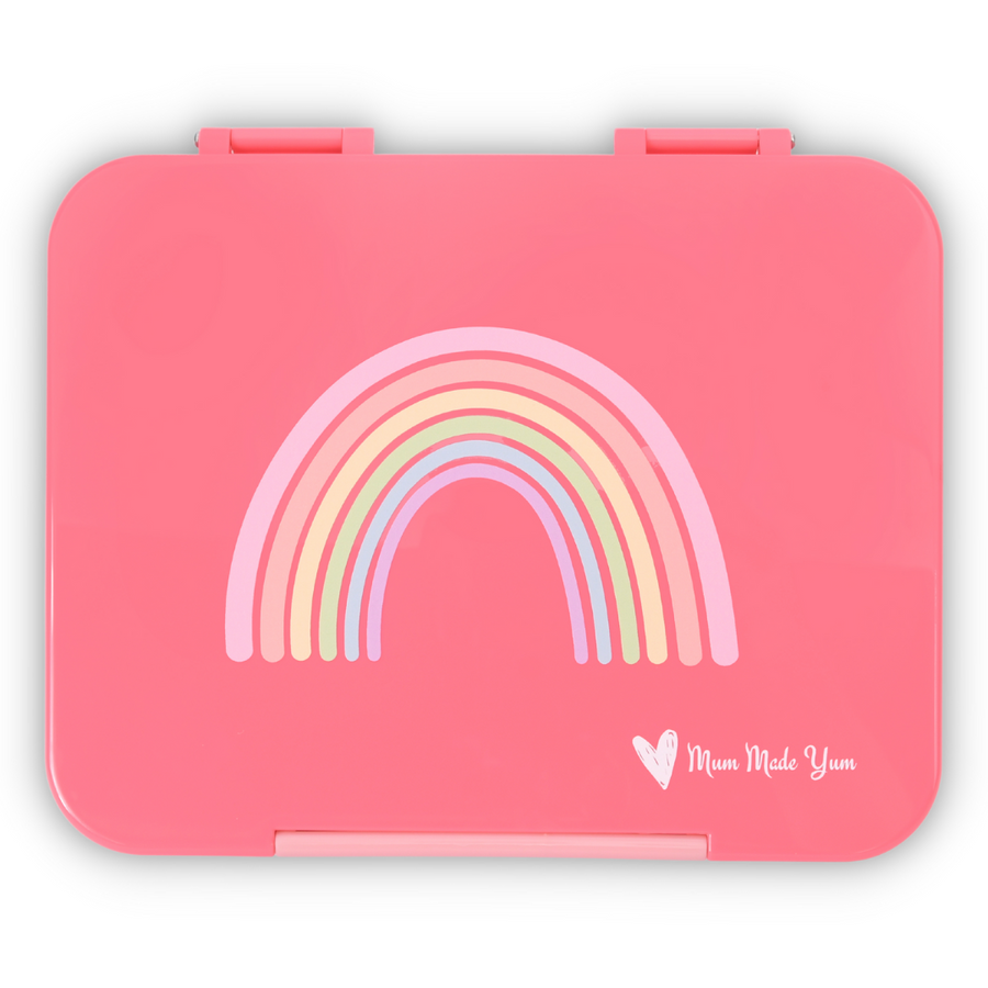 Bento Lunchbox (Large) - Pink Rainbow 2.0