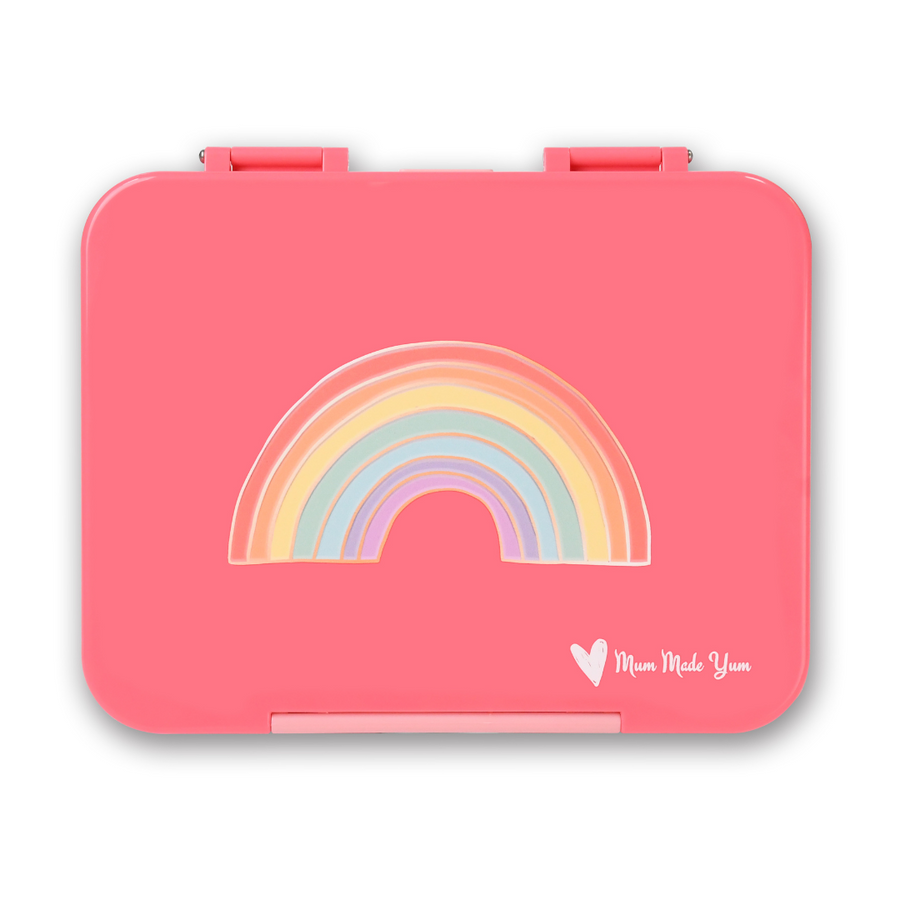 Bento Lunchbox (Large) - Pink Rainbow