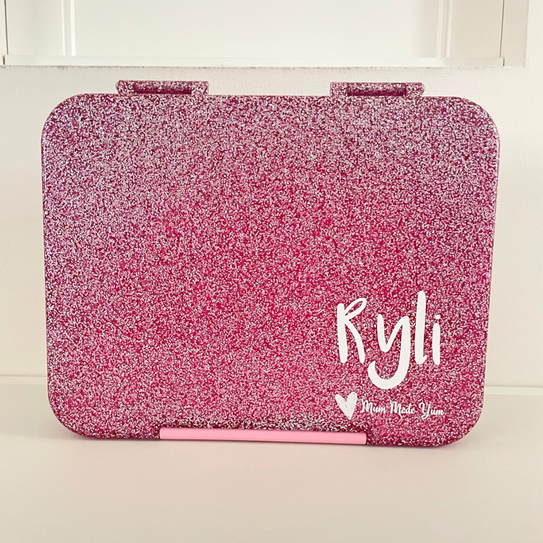 Bento Lunchbox (Large) - Sparkle Pink3
