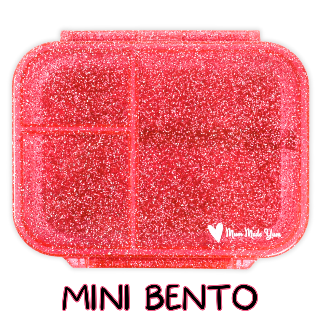 Bento Lunchbox (Mini Snack) - Sparkle Pink