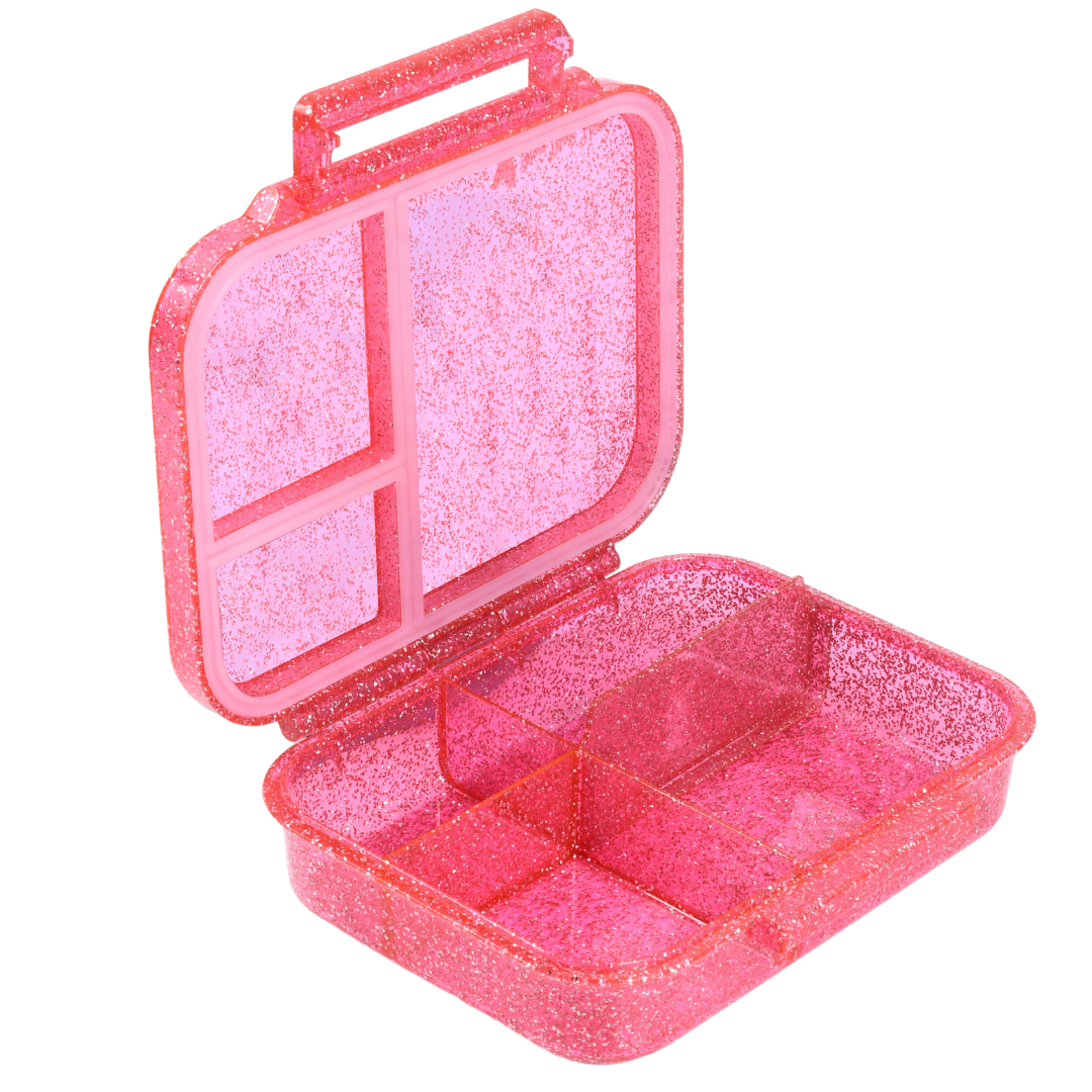 Bento Lunchbox (Mini Snack) - Sparkle Pink