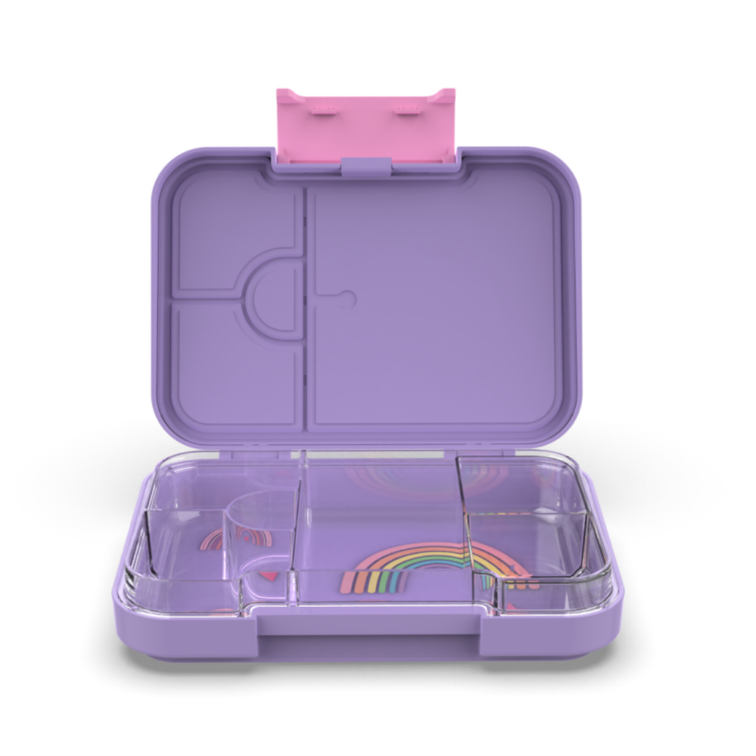 Bento Lunchbox (Medium) - Purple Rainbow Love