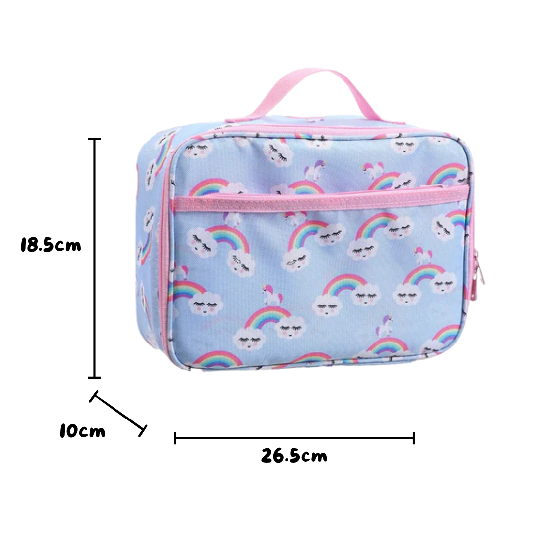 Insulated Lunch Cooler Carry Bag – Rainbow