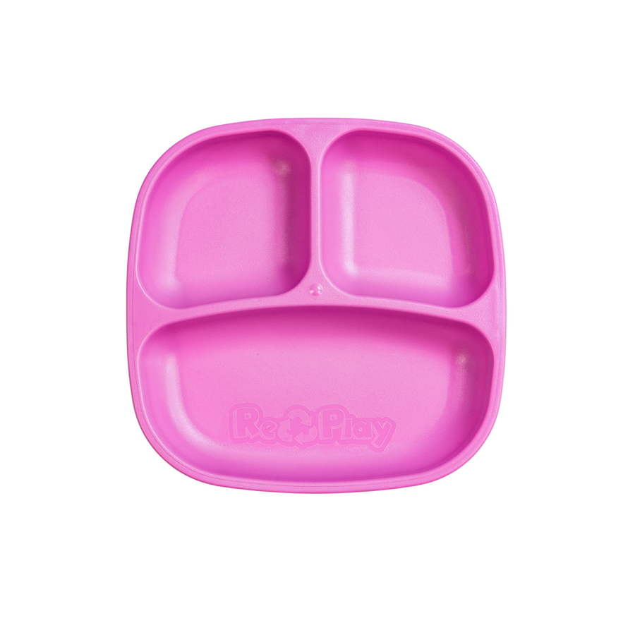 RePlay Recycled Divided Plate - Bright Pink
