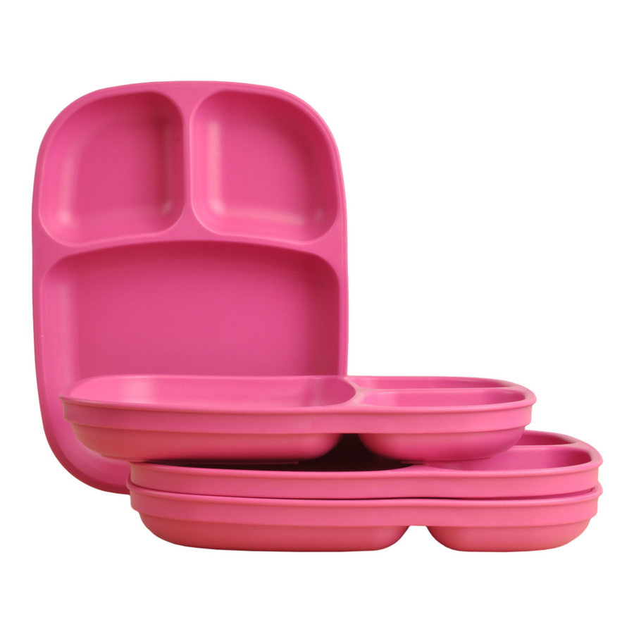 RePlay Recycled Divided Tray Plate - Pink