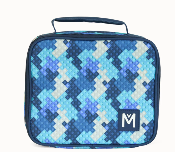 MontiiCo Medium Insulated Lunch Bag - Block Land