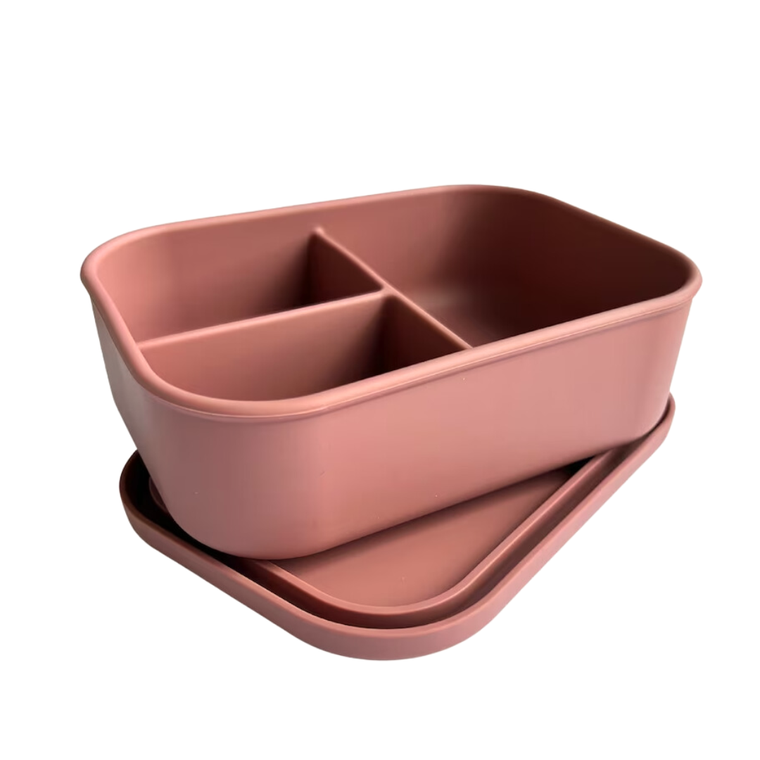 Silicone Bento Lunchbox - Pink