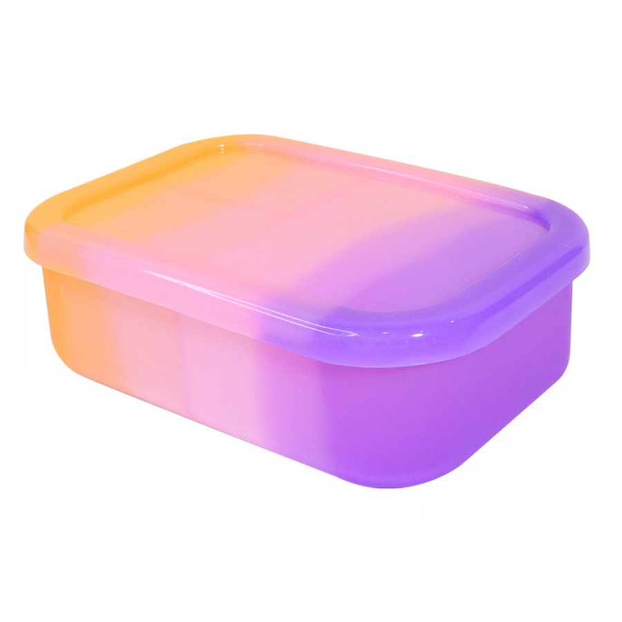 Silicone Bento Lunchbox - Pink Sunrise