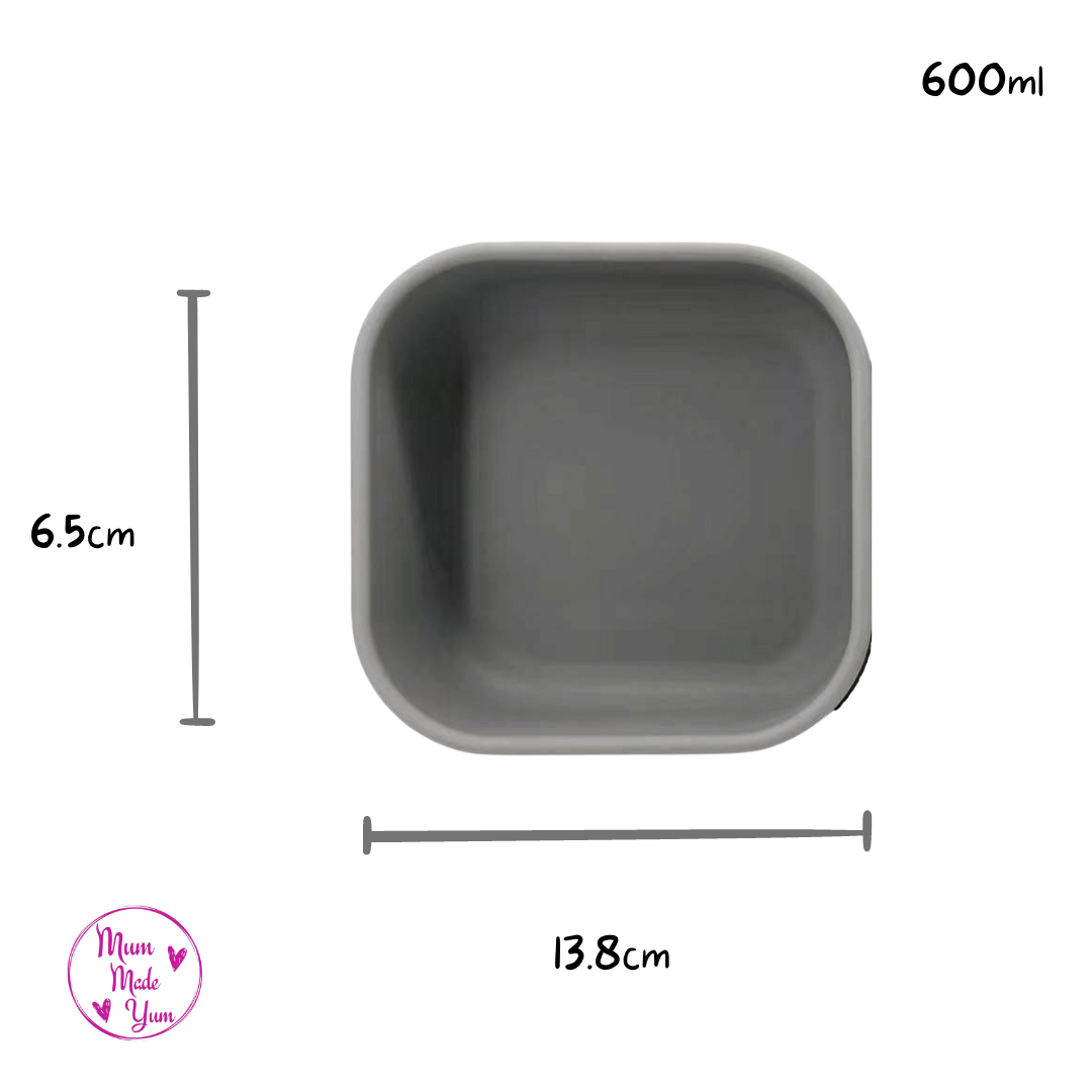 Medium Silicone Lunchbox - Grey2
