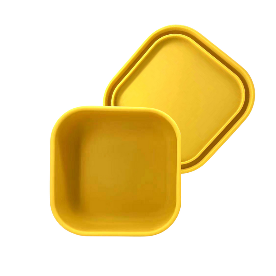 Medium Silicone Lunchbox - Mustard