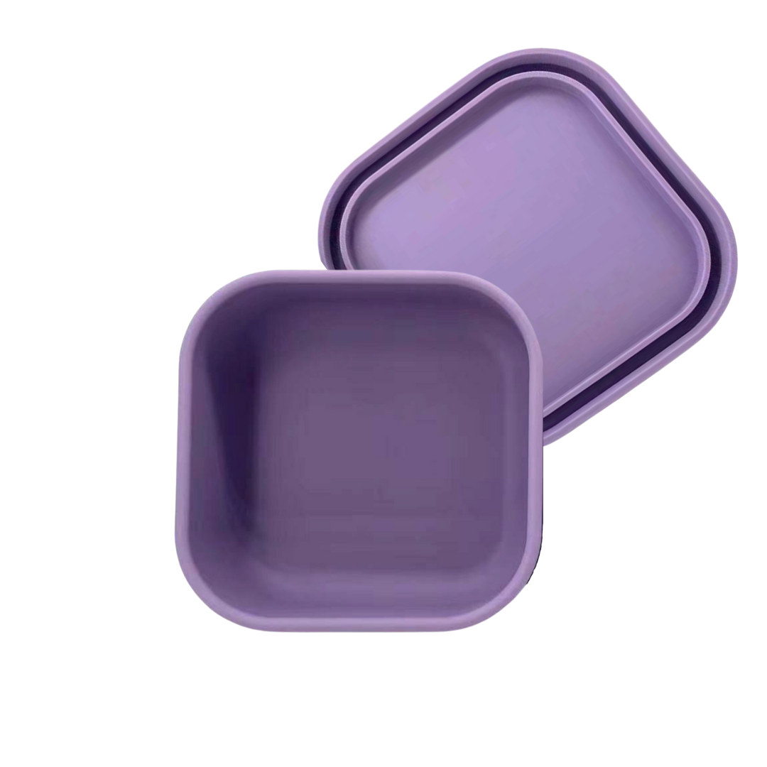 Medium Silicone Lunchbox - Purple