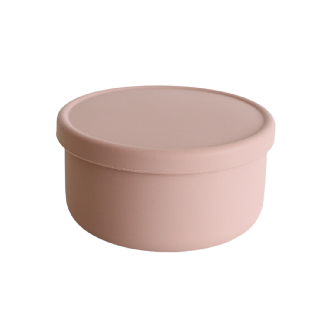 Large Silicone Snack Pot - Pink | Mum Made Yum