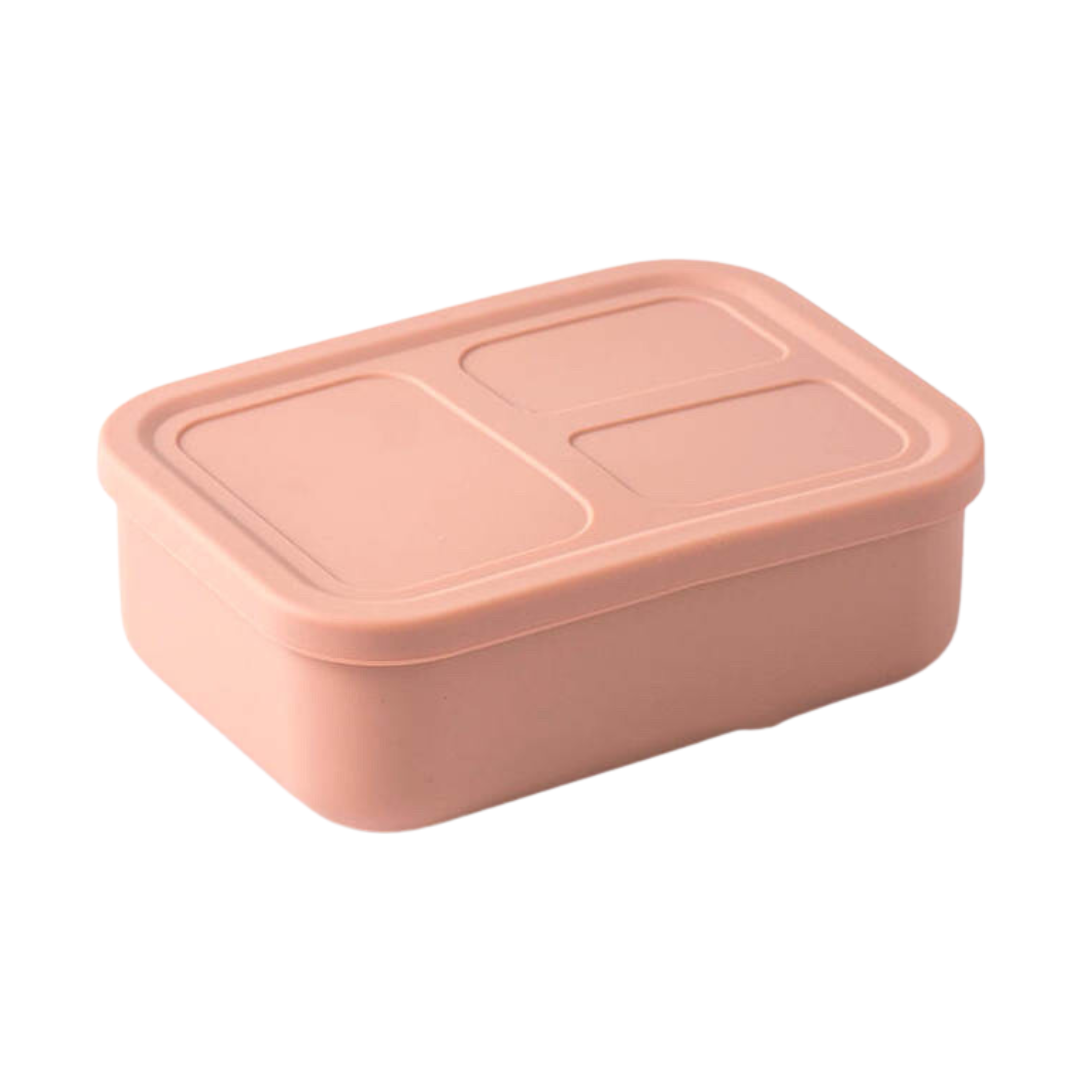 Premium Silicone Bento Lunchbox - Pink2