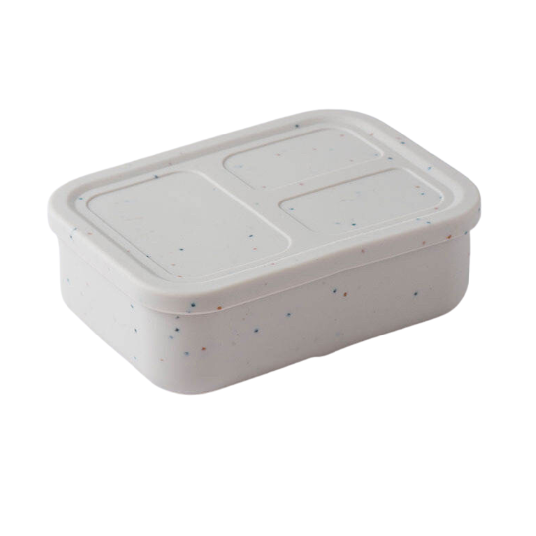 Silicone Premium Bento Lunchbox- White