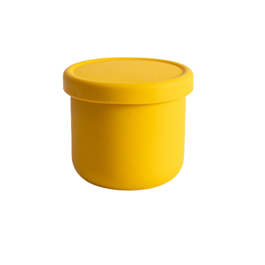 Small Silicone Snack Pot - Mustard