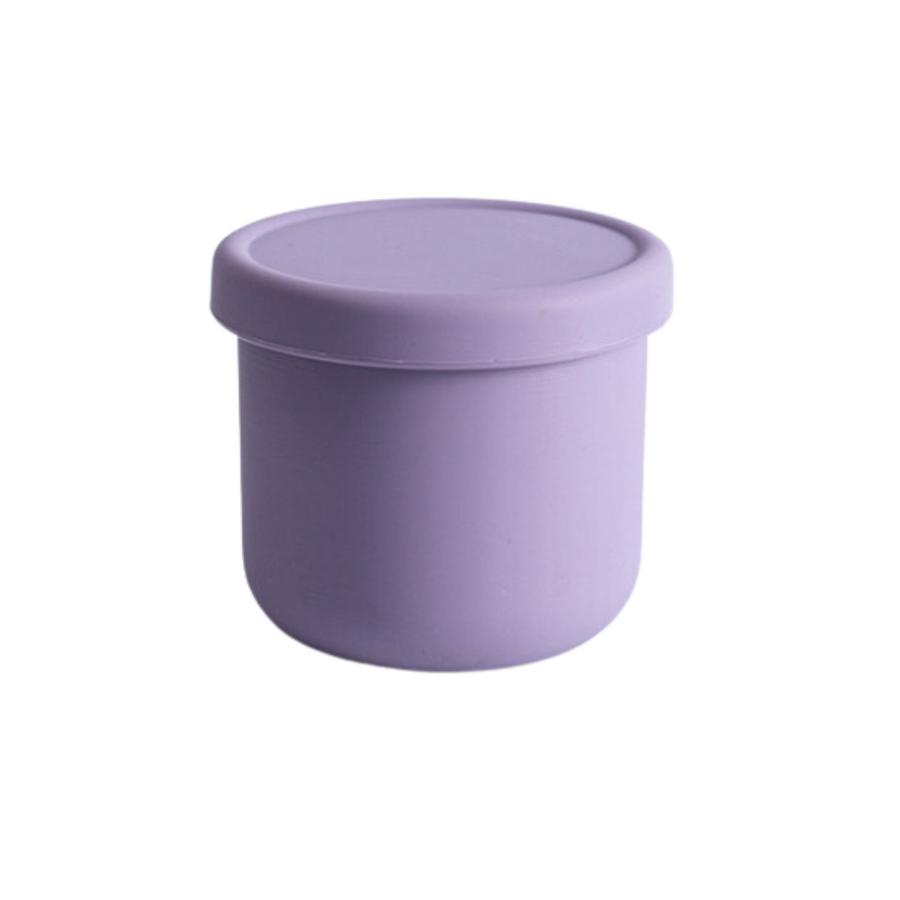 Small Silicone Snack Pot - Purple