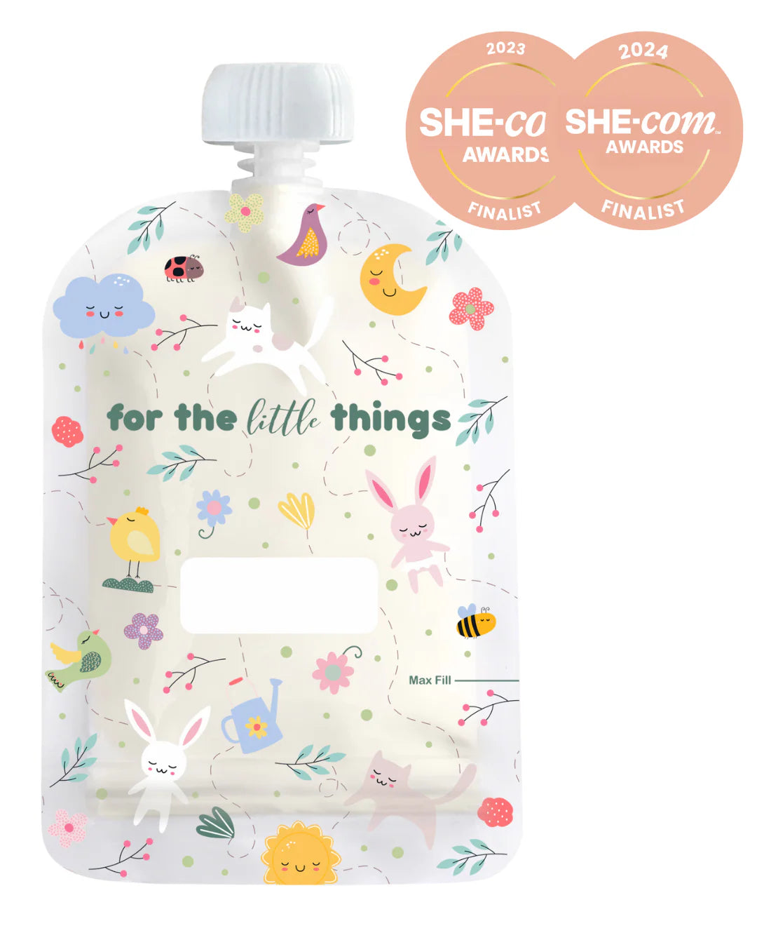 Sinchies 150ml Reusable Food Pouches - Singles