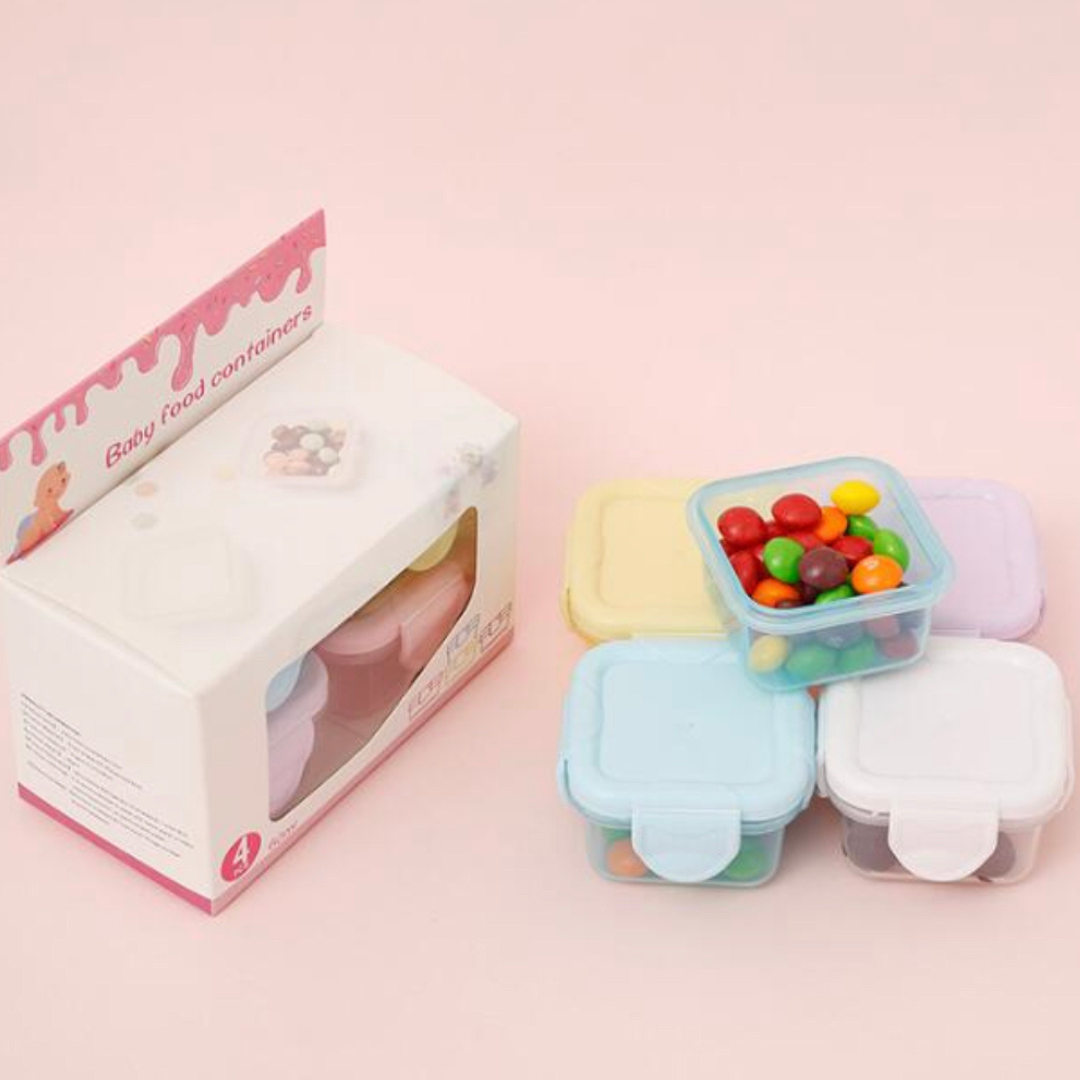 Shop Small Snack Containers - 4 Pack | Mum Made Yum