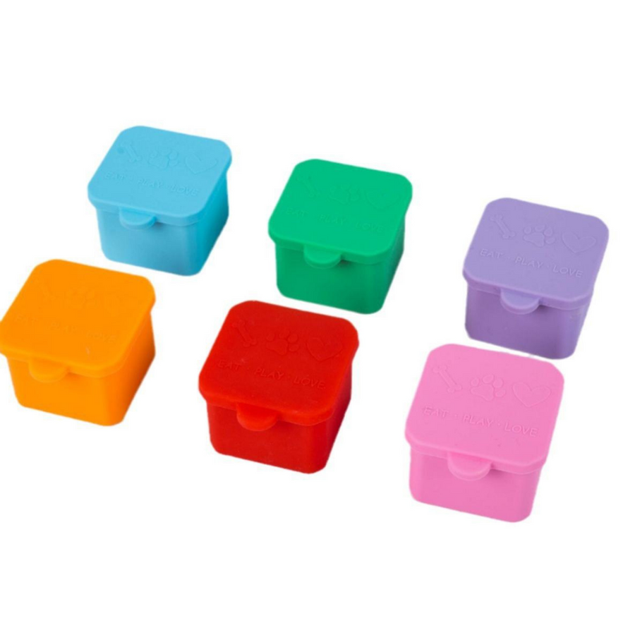 Silicone Container with Lid - Square