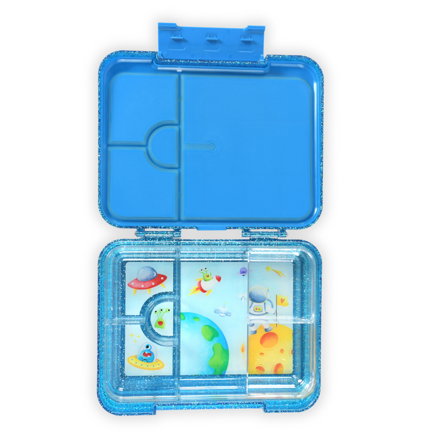 BUNDLE: Blue Sparkle Space Lunchbox Value Bundle