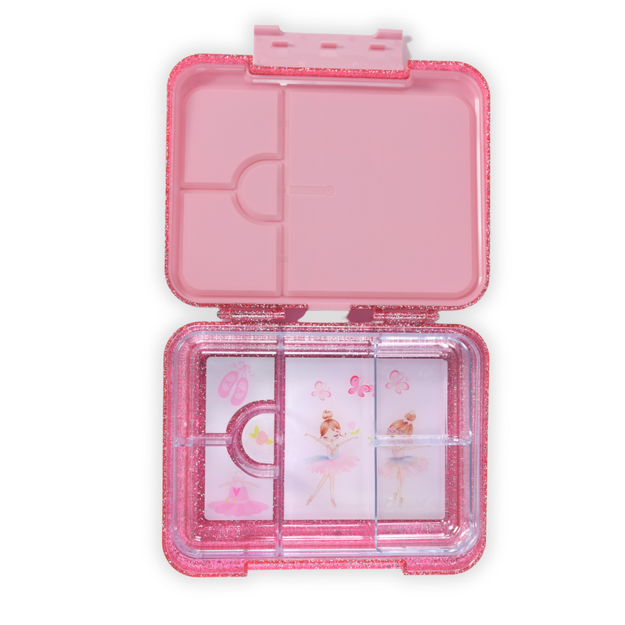 BUNDLE: Pink Sparkle Ballerina Lunchbox Value Bundle